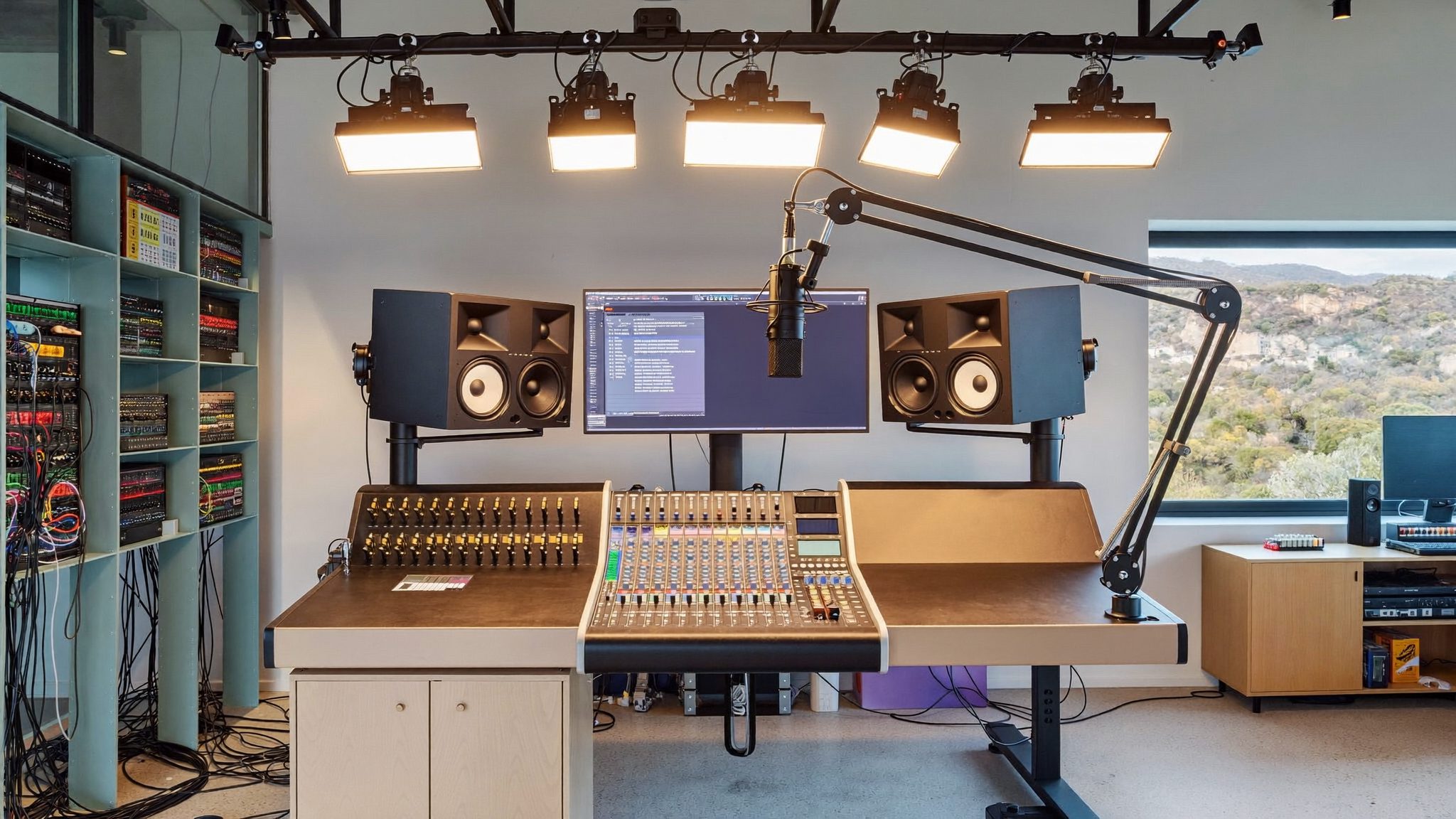 Live studio programming setup at Havenrino Broadcasting